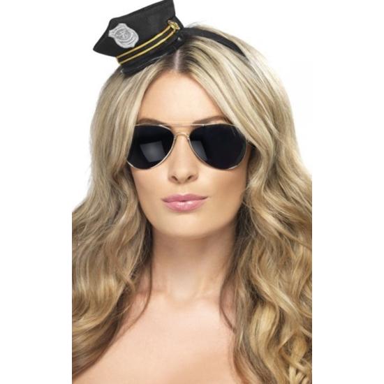 Diadema Mini Gorro de Policía Luxe. Diadema Mini Gorro de Policía Luxe.