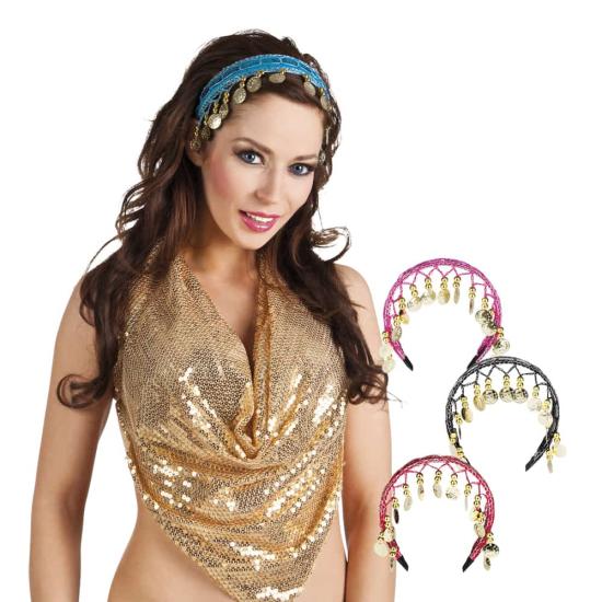 Diadema Zingara con Monedas Diadema Zingara con Monedas