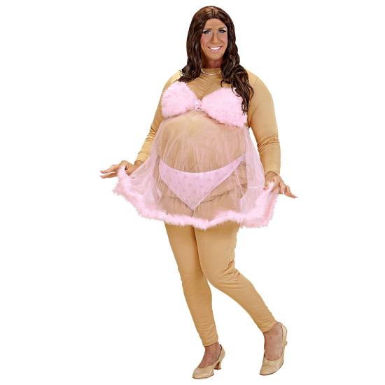 Disfraz  Bailarina Super Gorda Striper Talla única Disfraz  Bailarina Super Gorda Striper Talla única