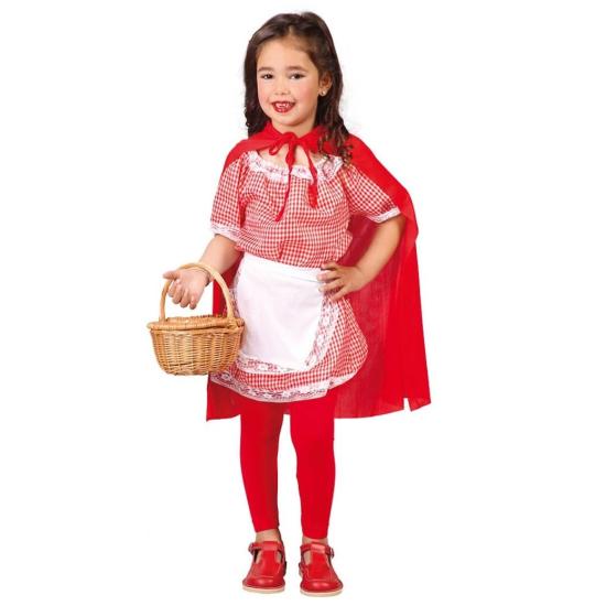 Disfraz  Caperucita Roja para Niña Disfraz  Caperucita Roja para Niña