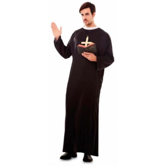 Disfraz  de Cura talla única Disfraz  de Cura talla única