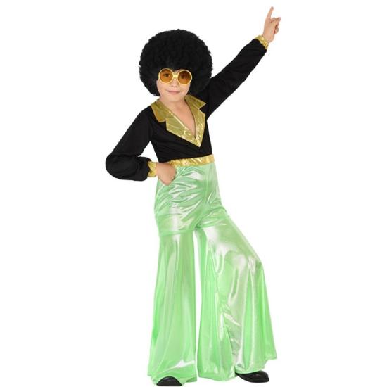 Disfraz  de Disco Verde Niño Disfraz  de Disco Verde Niño