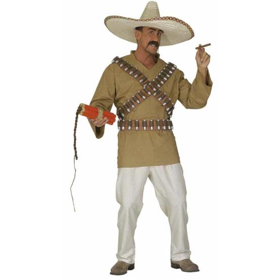 Disfraz  de Mexicano Pancho Villa adulto Disfraz  de Mexicano Pancho Villa adulto