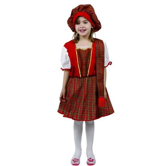 Disfraz  Escocesa Económico niña Disfraz  Escocesa Económico niña