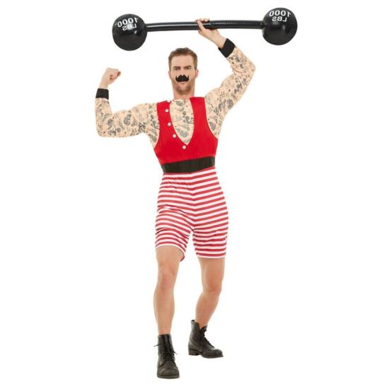 Disfraz  Hombre Forzudo de Circo Tatuado para adultos Disfraz  Hombre Forzudo de Circo Tatuado para adultos