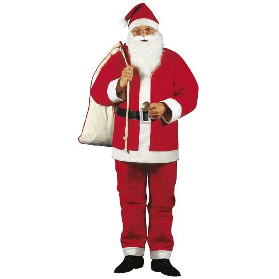 Disfraz  Papá Noel Super Económico Talla Única Adulto Disfraz  Papá Noel Super Económico Talla Única Adulto