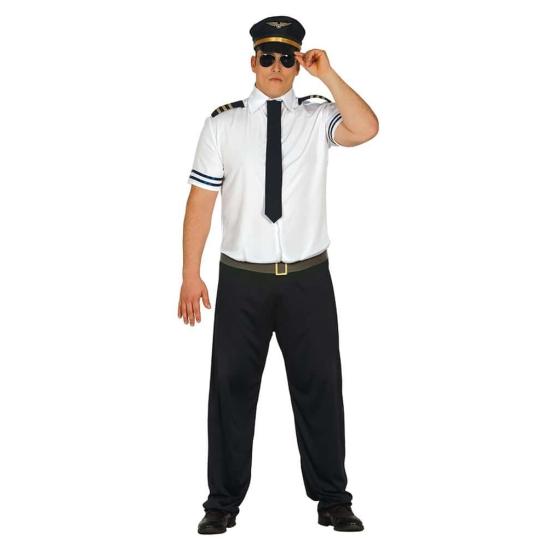 Disfraz  Piloto Low Cost adulto Disfraz  Piloto Low Cost adulto