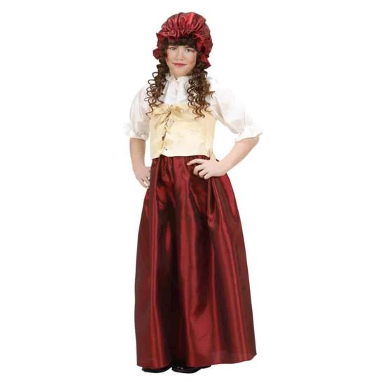 Disfraz  Posadera o Campesina Medieval para Niña Disfraz  Posadera o Campesina Medieval para Niña