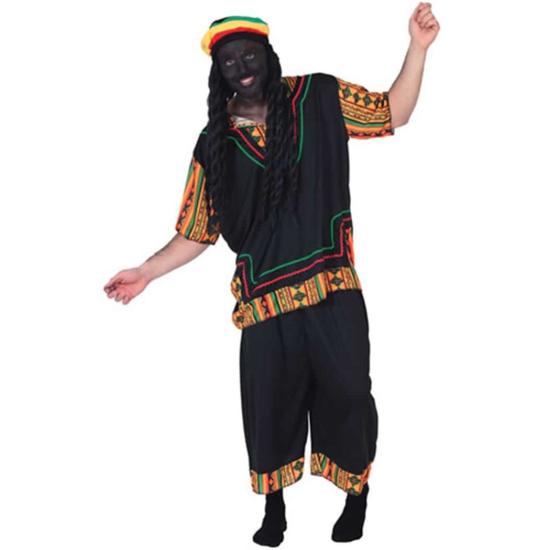 Disfraz  Rastafari Fumao talla Adulto Disfraz  Rastafari Fumao talla Adulto