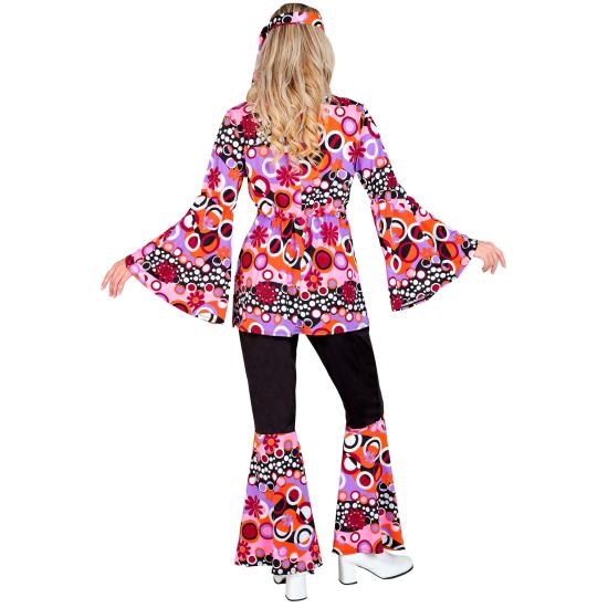 Disfraz 70s Groovy Style, Reggae, Hippie, Flower Power, Disco Fever, Disfraces de Carnaval