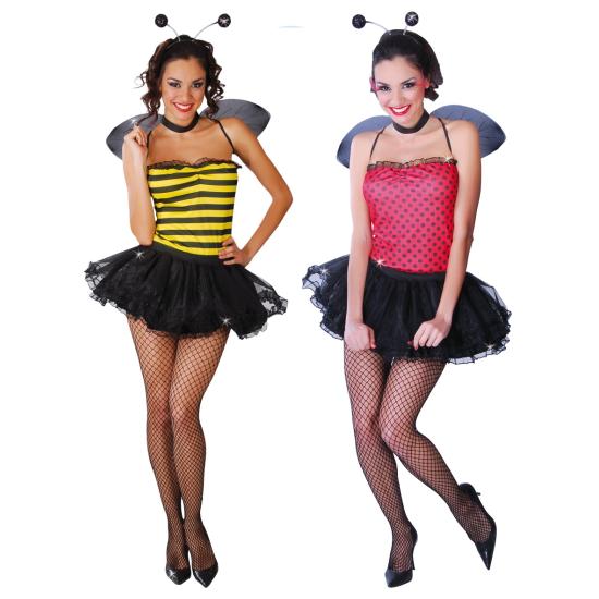 Disfraz adulta 2 en 1 Abeja y Mariquita talla 38-40 Disfraz adulta 2 en 1 Abeja y Mariquita talla 38-40