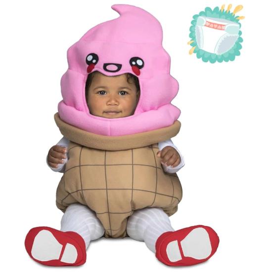 Disfraz Achuchable Helado para bebé Disfraz Achuchable Helado para bebé