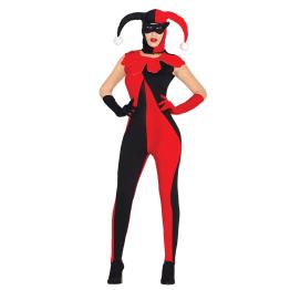Disfraz adulta Bufón Harley .