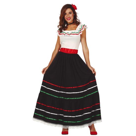 Disfraz adulta Mexicana Low Cost Disfraz adulta Mexicana Low Cost