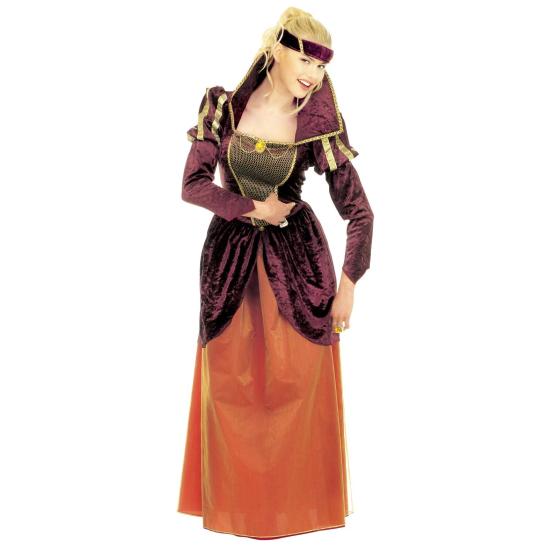 Disfraz adulta Reina Medieval Luxe Disfraz adulta Reina Medieval Luxe