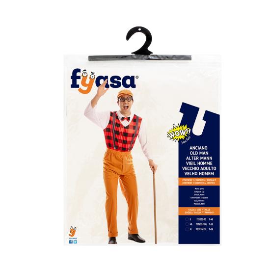 Disfraz adulto Abuelo Quejica Disfraz adulto Abuelo Quejica