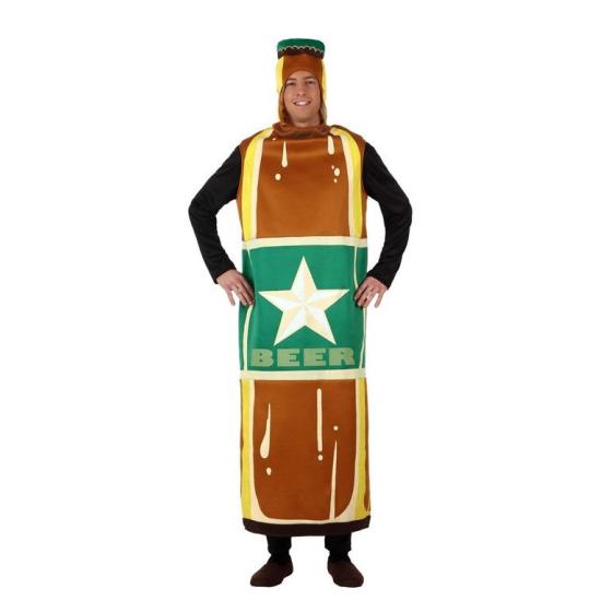 Disfraz adulto Botellín de Cerveza talla M Disfraz adulto Botellín de Cerveza talla M