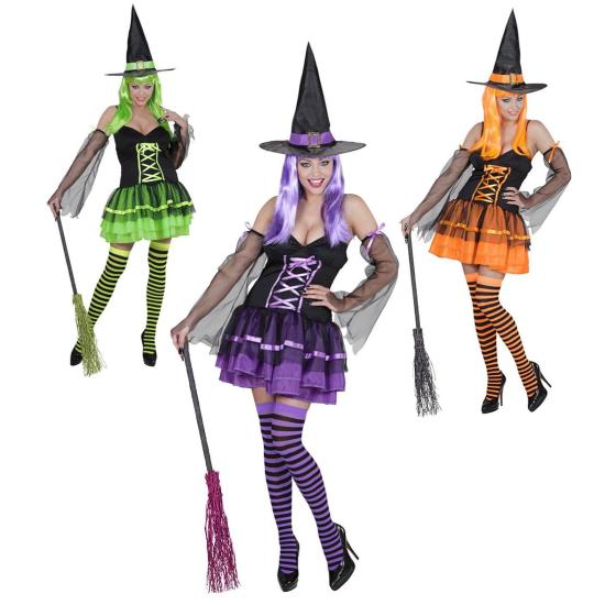 Disfraz adulto Bruja Colorín Divertido . Disfraz adulto Bruja Colorín Divertido .
