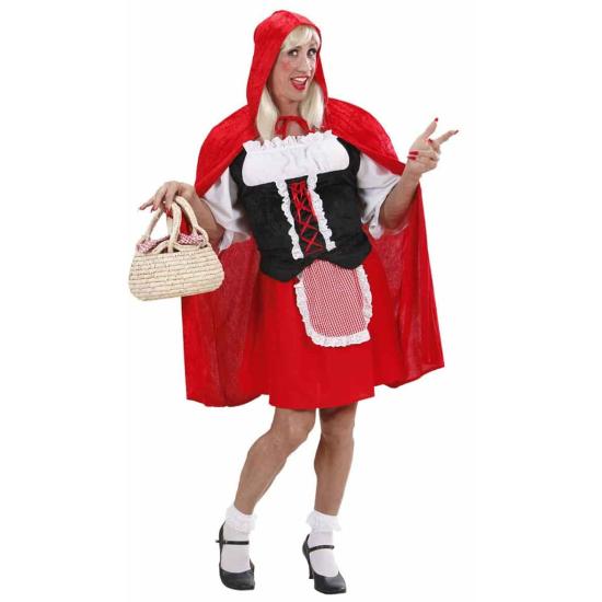Disfraz  Caperucita Roja para Hombre Disfraz  Caperucita Roja para Hombre