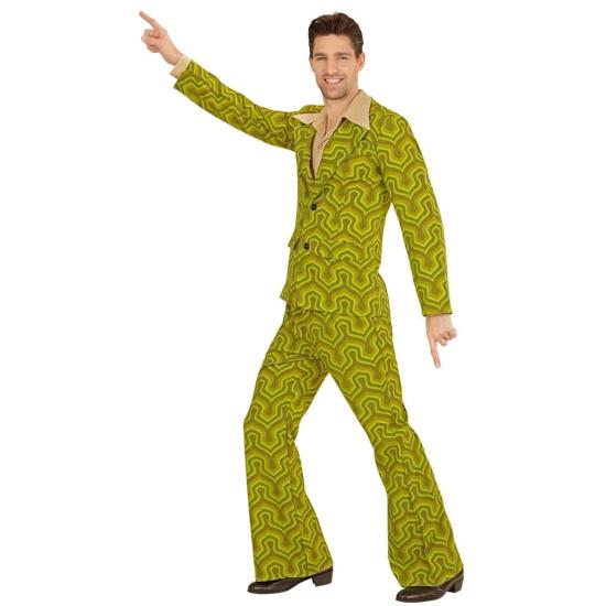 Disfraz Chulo Disco de los 70 Verde  adulto Disfraz Chulo Disco de los 70 Verde  adulto