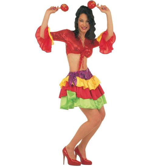 Disfraz adulto de Brasileña Rumbera talla adulta Disfraz adulto de Brasileña Rumbera talla adulta