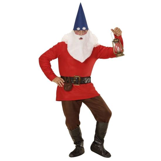 Disfraz  Enanito del Bosque Rojo para Adulto Disfraz  Enanito del Bosque Rojo para Adulto