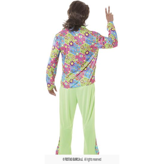 Disfraz adulto Hippie Flower Power Disfraz adulto Hippie Flower Power