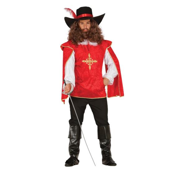 Disfraz adulto Mosquetero Red. Disfraz adulto Mosquetero Red.