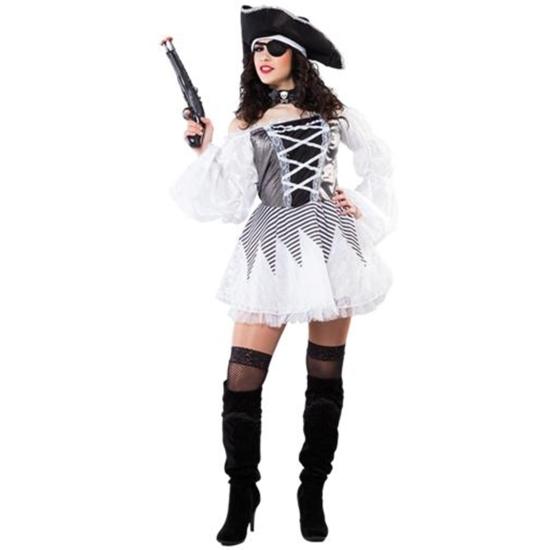 Disfraz adulto Mujer Pirata Blanca Disfraz adulto Mujer Pirata Blanca