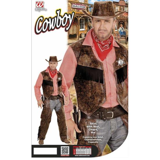 Disfraz Vaquero Sheriff Lobo para hombre Disfraz Vaquero Sheriff Lobo para hombre