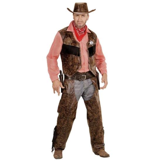 Disfraz Vaquero Sheriff Lobo para hombre Disfraz Vaquero Sheriff Lobo para hombre