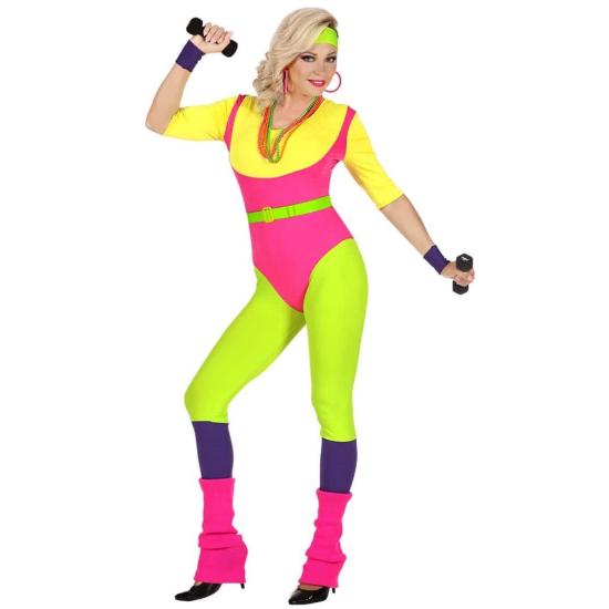 Disfraz Aeróbic Eva Años 80 para adulta. Disfraz Aeróbic Eva Años 80 para adulta.
