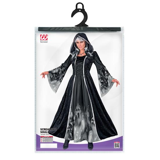 Disfraz Almas que Gritan para Mujer – Vestido con Capucha Disfraz Almas que Gritan para Mujer – Vestido con Capucha
