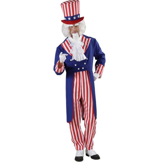 Disfraz América Tio Sam adultos Disfraz América Tio Sam adultos