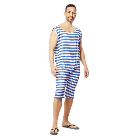 Disfraz Años 20 Bañista o Forzudo para Adulto azul Disfraz Años 20 Bañista o Forzudo para Adulto azul