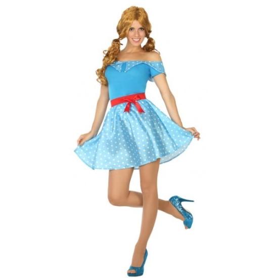 Disfraz Años 50 Blue Ladies para Mujer Disfraz Años 50 Blue Ladies para Mujer