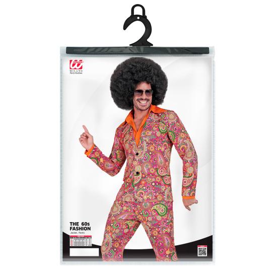 Disfraz años 70 Disco Mandalas Fucsias adulto