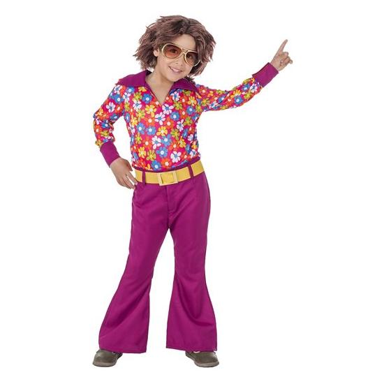 Disfraz Años 70 Flores para Niño. Disfraz Años 70 Flores para Niño.