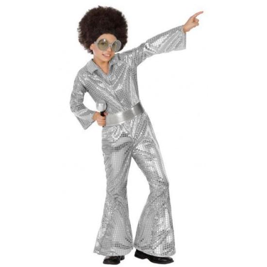 Disfraz Años 70 Plateado para Niño Disfraz Años 70 Plateado para Niño