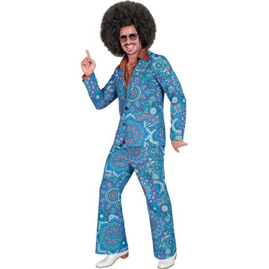 Disfraz Años 70 Rey de la Pista Mandalas adulto