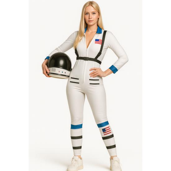 Disfraz de Astronauta NASA para Mujer: Disfraz de Astronauta NASA para Mujer: