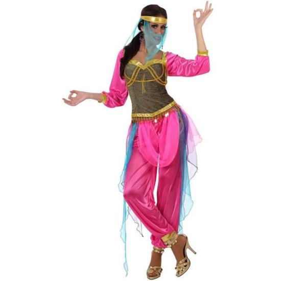 Disfraz Bailarina Árabe Rosa para adulta Disfraz Bailarina Árabe Rosa para adulta