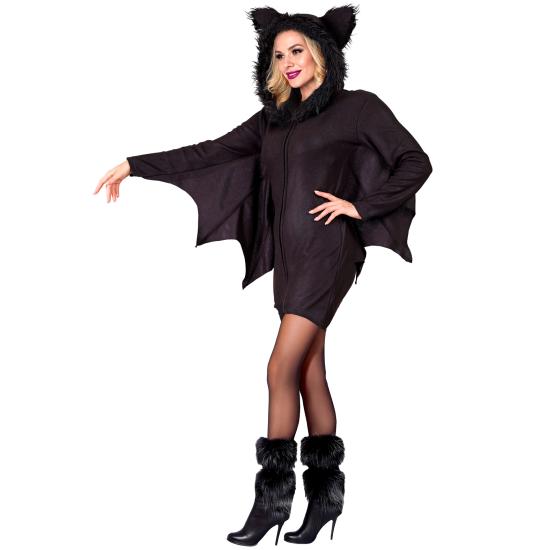 Disfraz BAT – Vestido Murciélago con Capucha y Alas para Mujer Disfraz BAT – Vestido Murciélago con Capucha y Alas para Mujer