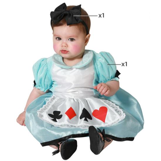 Disfraz Bebé Alicía Disfraz Bebé Alicía