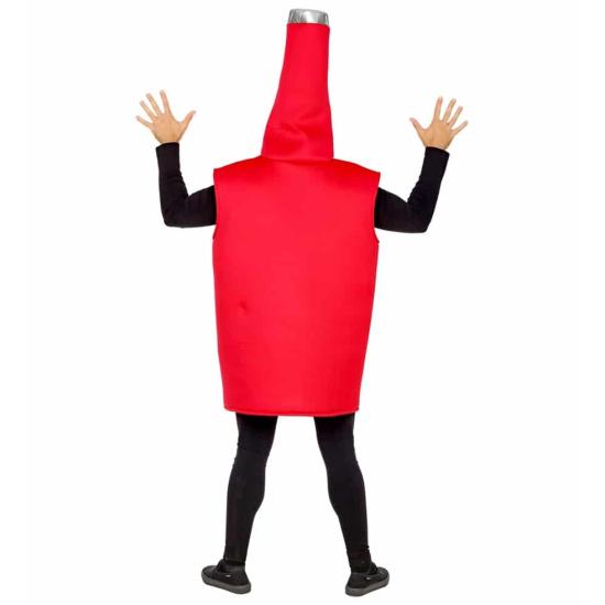 Disfraz Bote de Ketchup talla adultos Disfraz Bote de Ketchup talla adultos