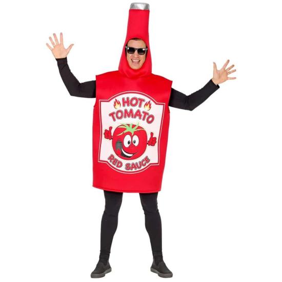 Disfraz Bote de Ketchup talla adultos Disfraz Bote de Ketchup talla adultos