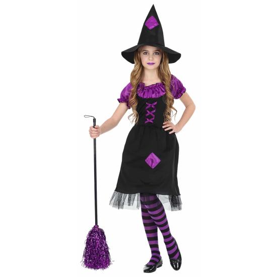 Disfraz Bruja Morada talla niña Disfraz Bruja Morada talla niña