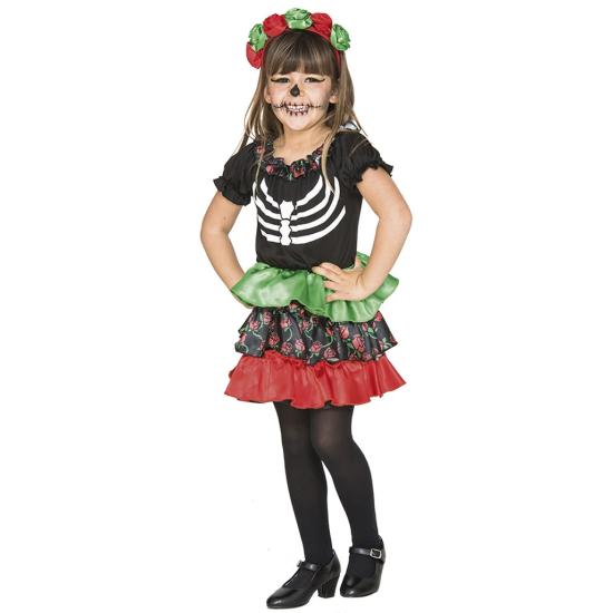 Disfraz Catrina Graciosa para niña Disfraz Catrina Graciosa para niña