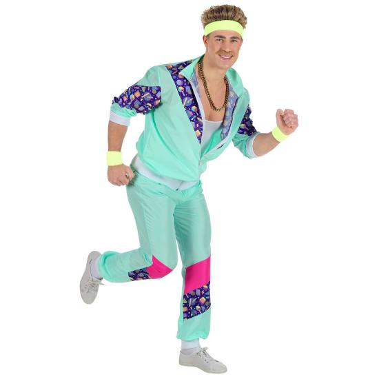 Disfraz Chandal Años 80 Blue para Hombre Disfraz Chandal Años 80 Blue para Hombre