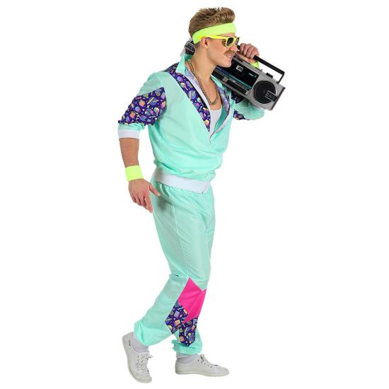 Disfraz Chandal Años 80 Blue para Hombre Disfraz Chandal Años 80 Blue para Hombre